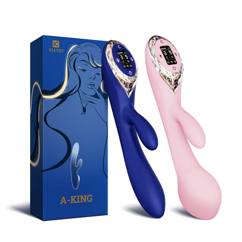 KISTOY A-king 震动充气膨胀KISS TOY女性自慰器阳具充电按摩棒情趣用品